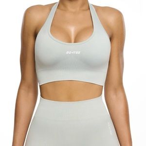 Oh Polly Botee grey sports bra XS